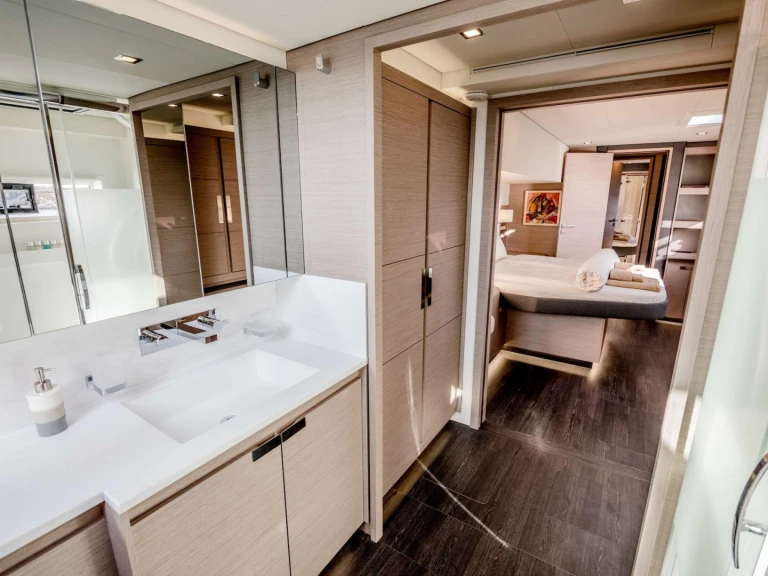 Ein Fountaine Pajot Fountaine Pajot Samana 59 (5 cab) mieten in Piräus