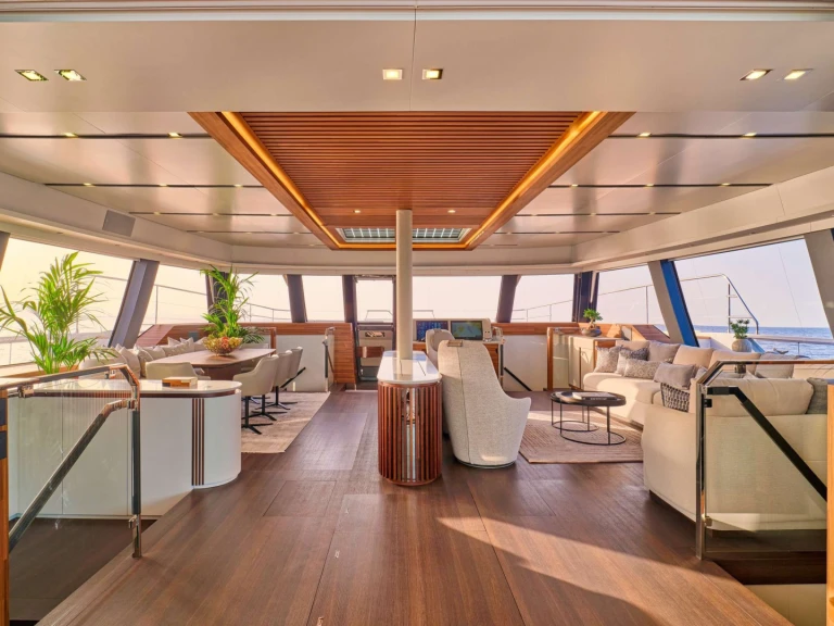 Katamaran mieten in Néa Péramos - Fountaine Pajot Fountaine Pajot Thira 80