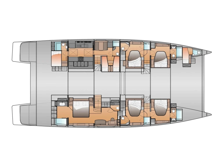 Katamaran mieten in Kallithea - Fountaine Pajot Fountaine Pajot Thira 80