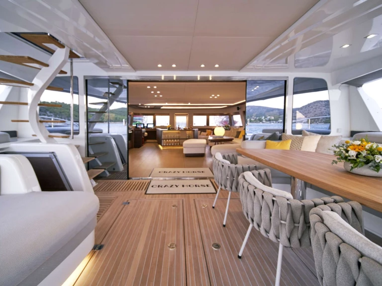 Boot mieten Néa Péramos günstig Lagoon Seventy 8 (5 cab)