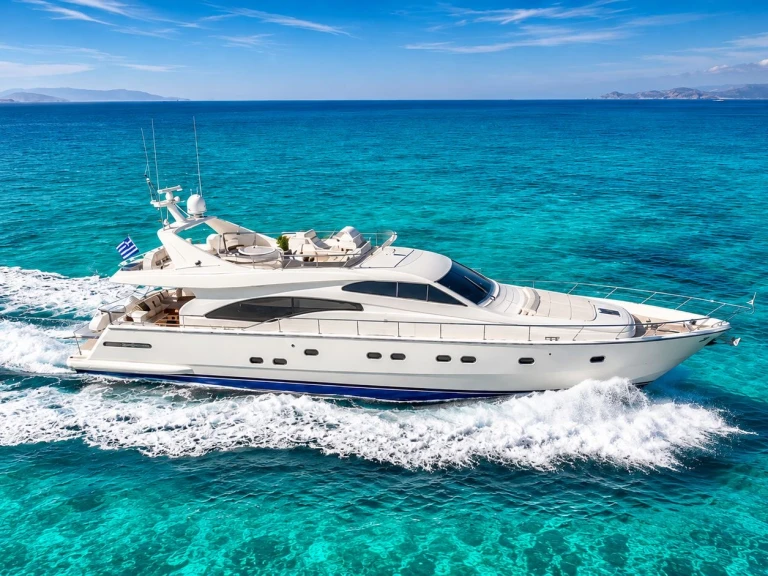 Ferretti 68 aniversary mieten Marbella