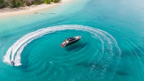 Vermietung Motorboot Azimut mit Führerschein