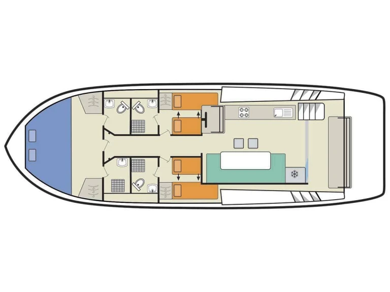 Vermietung Motorboot Le Boat mit Führerschein