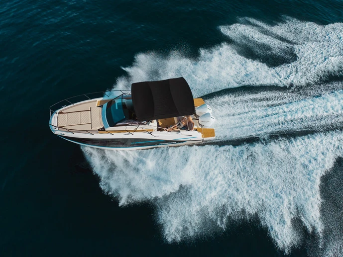 Vermietung Motorboot Quicksilver mit Führerschein