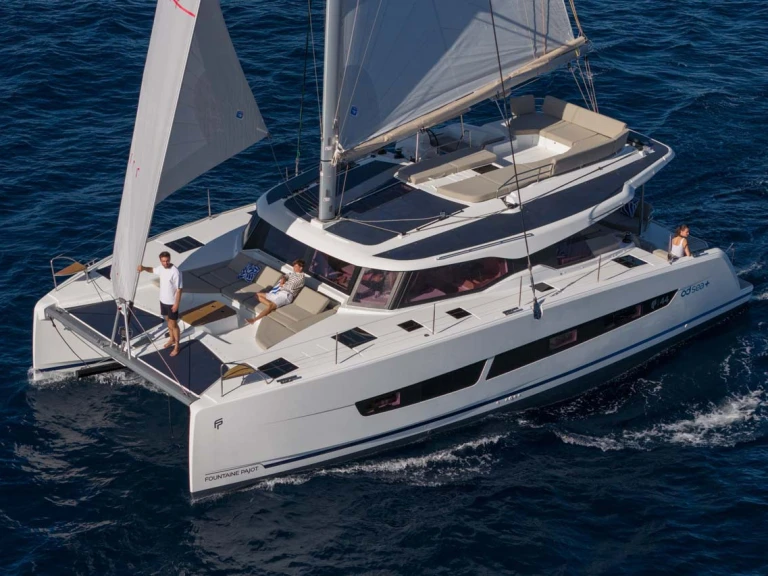 Ein Fountaine Pajot Fountaine Pajot FP 44 Quatuor - 4 + 2 cab. mieten in Šibenik