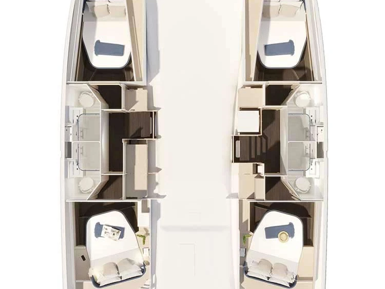 Boot mieten Šibenik günstig Fountaine Pajot FP 44 Quatuor - 4 + 2 cab.