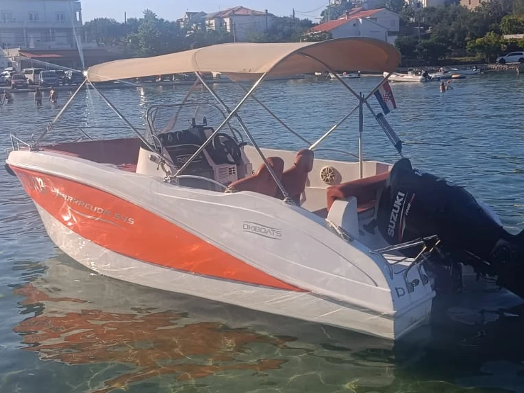 Vermietung Motorboot Okiboats mit Führerschein
