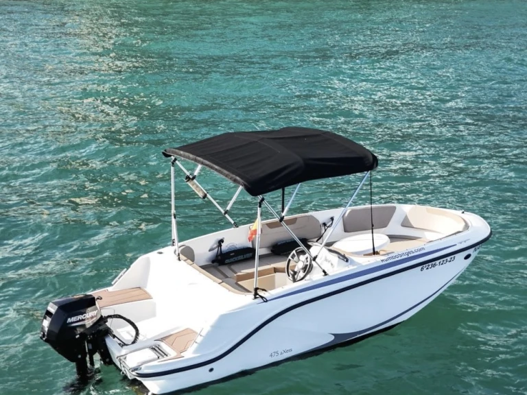 Vermietung Motorboot Quicksilver mit Führerschein