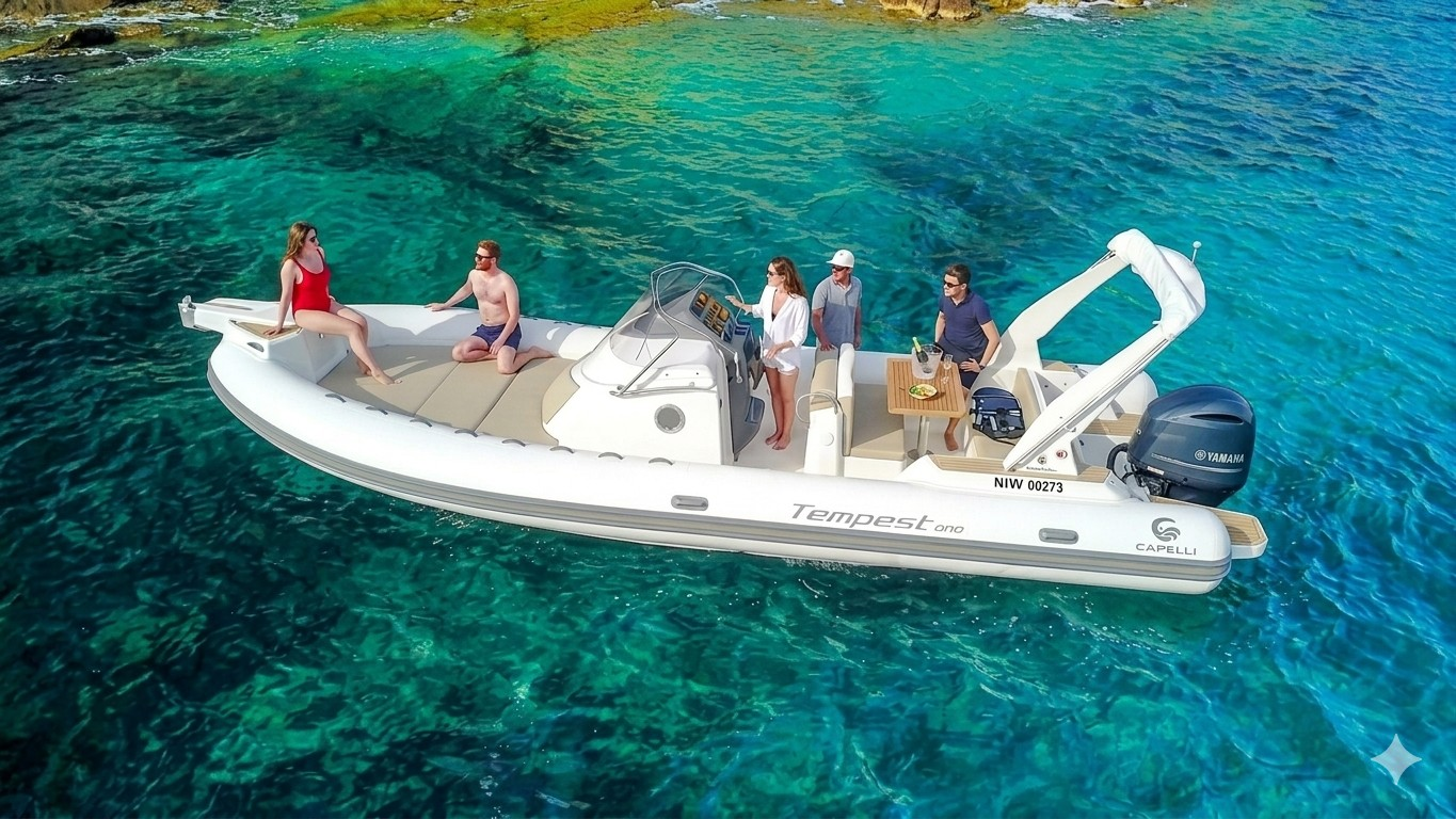 Schlauchboot mit oder ohne Skipper Capelli mieten in Mandelieu-la-Napoule