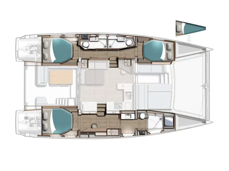 YachtCharter in Road Town - Leopard Moorings 4300 - 3 auf SamBoat