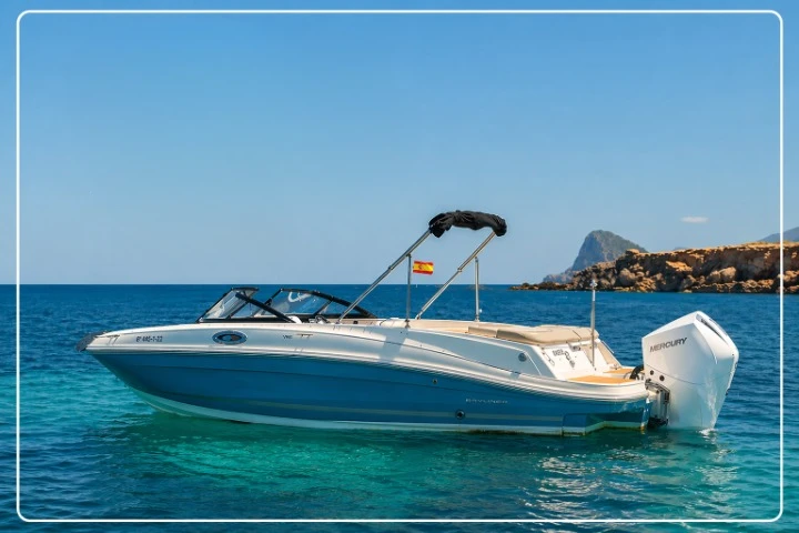 Motorboot mit oder ohne Skipper Bayliner mieten in Sant Antoni de Portmany
