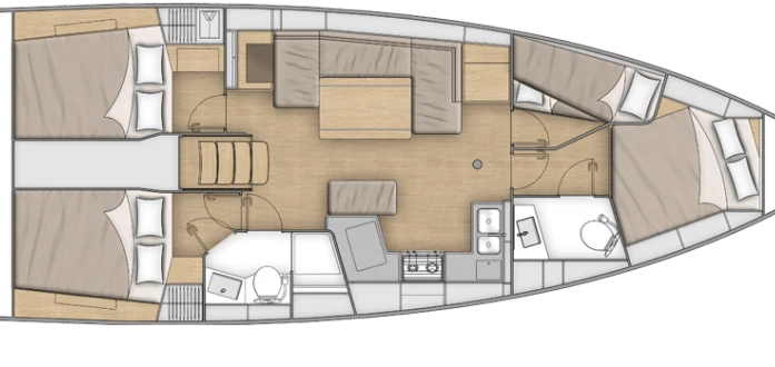 Bootsverleih Bénéteau Oceanis 40.1 Le Marin Samboat