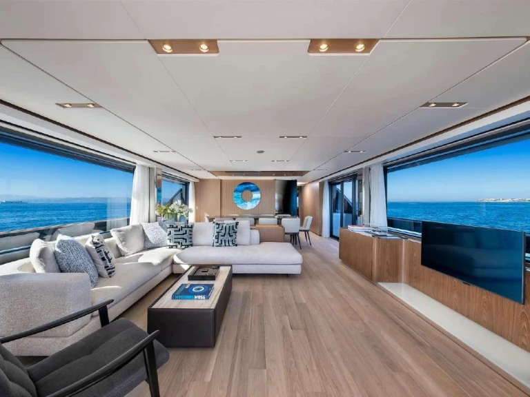 Bootsverleih Ferretti IANASSA Athen Samboat