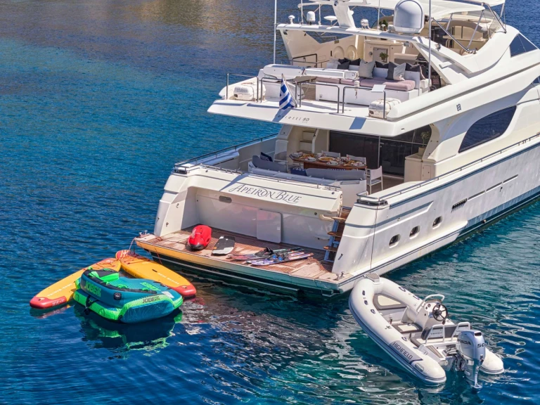 Bootsverleih Ferretti APEΙRON BLUE Lavrion Samboat