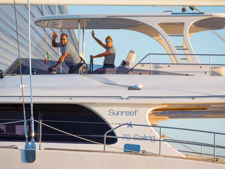 YachtCharter in Sardinia Island - Sunreef OMBRE BLU3 auf SamBoat