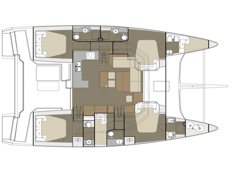 Boot mieten Préveza günstig Dufour Catamarans 48 Sail