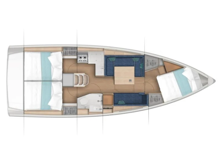 Segelboot mieten in Las Galletas - Jeanneau Sun Odyssey 380