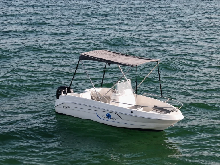 Boot mieten Valras-Plage günstig Pacific Craft 500 Open Trendy