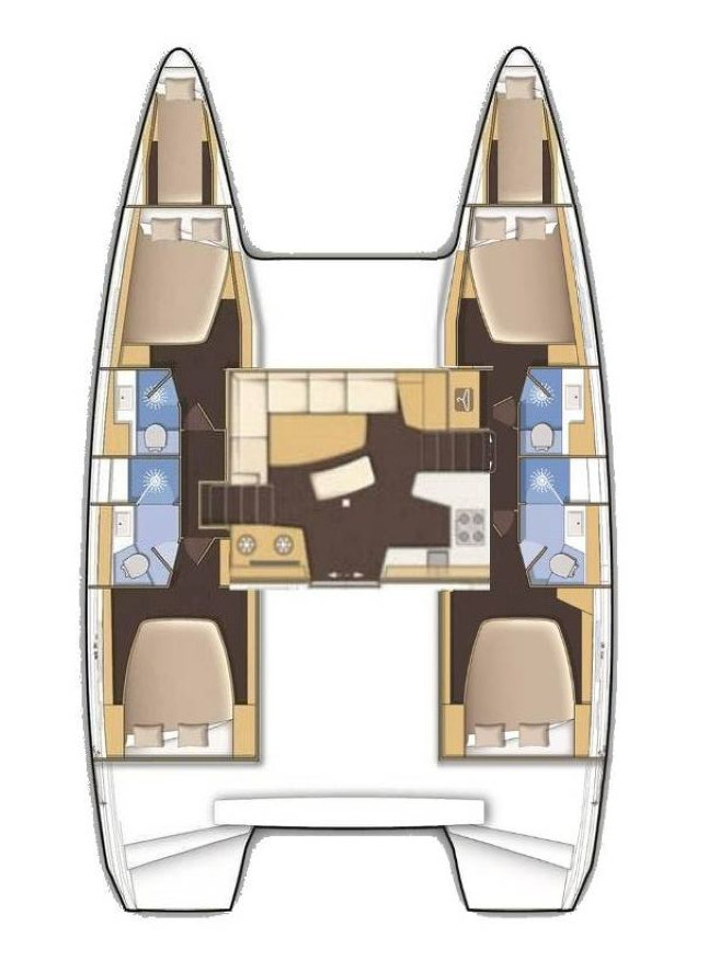 YachtCharter in Trogir - Lagoon Lagoon 42 auf SamBoat