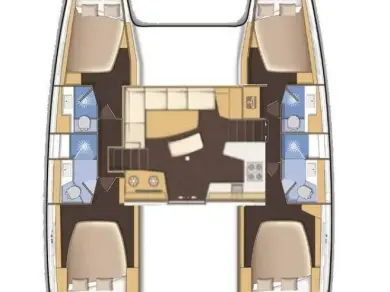 YachtCharter in Trogir - Lagoon Lagoon 42 auf SamBoat