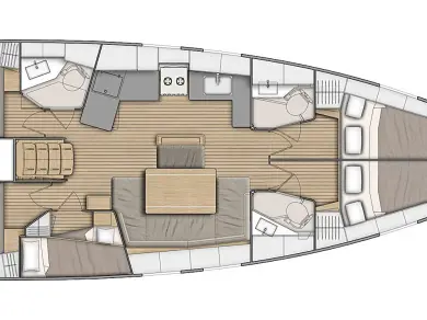 Ein Bénéteau Oceanis 46.1 mieten in Can Pastilla