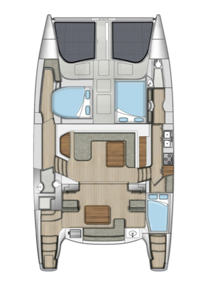 Vermietung Katamaran Seawind mit Führerschein