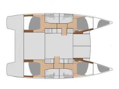 Katamaran mieten in Parish of Saint George - Fountaine Pajot Helia 44