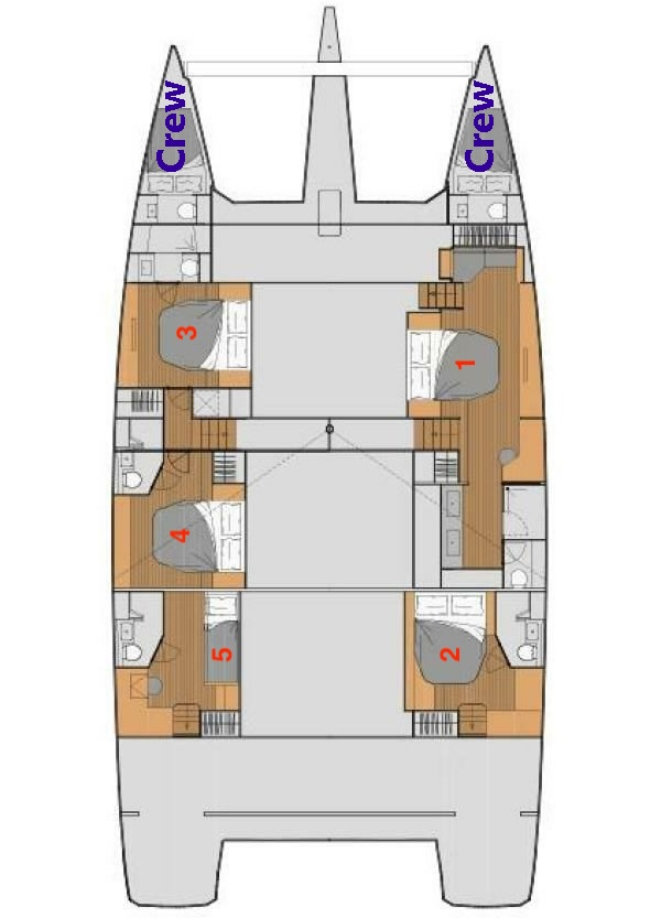 Katamaran mieten in Bodrum - Fountaine Pajot Fountaine Pajot Alegria 67 - 5 + 2 cab.