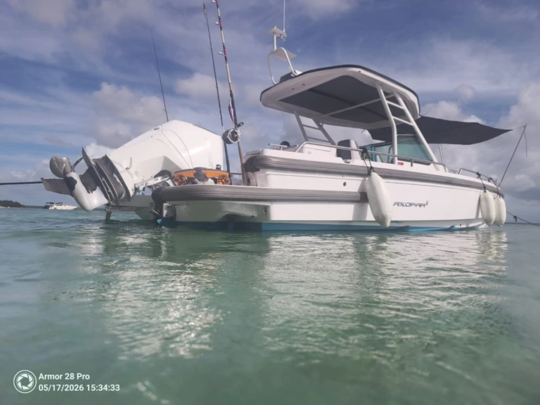 Boot mieten Le Gosier günstig Axopar 28 T-Top