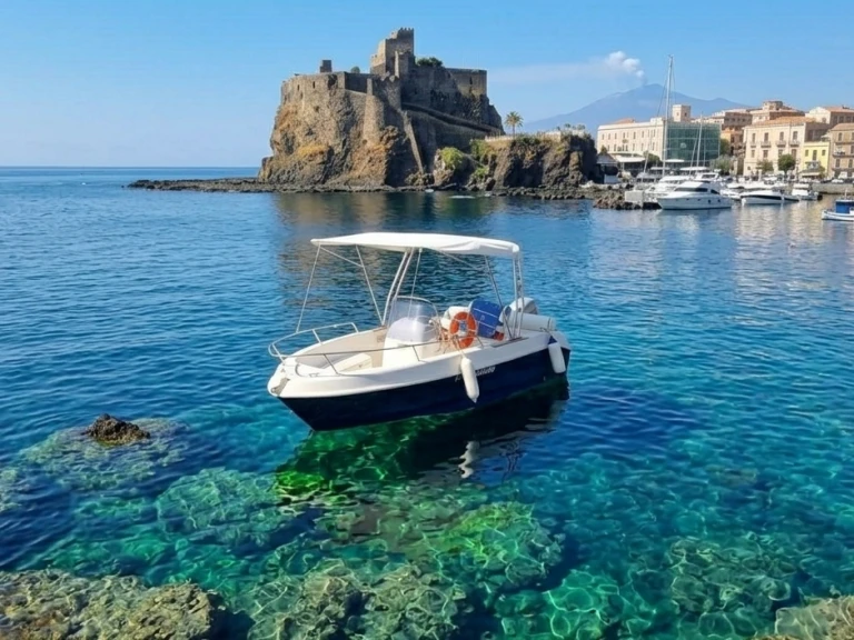 Motorboot mit oder ohne Skipper Marinello mieten in Catania