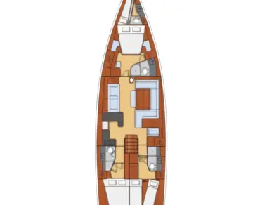 Boot mieten Kaštela günstig Oceanis 60