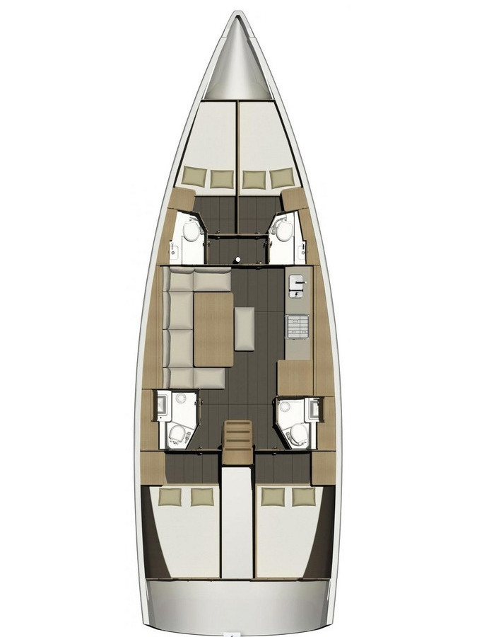 Segelboot mit oder ohne Skipper Dufour mieten in Seget Donji