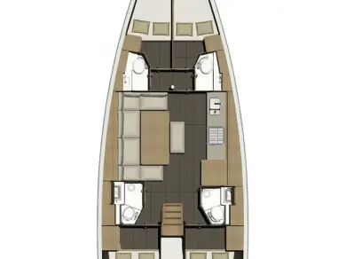 Segelboot mit oder ohne Skipper Dufour mieten in Seget Donji