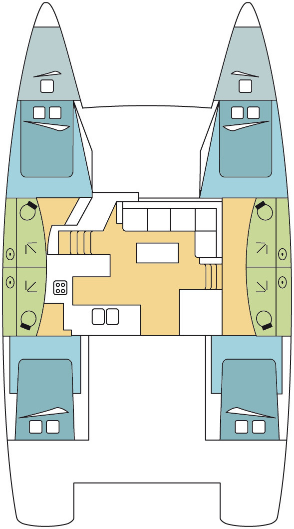 Fountaine Pajot Elba 45 mieten Olbia