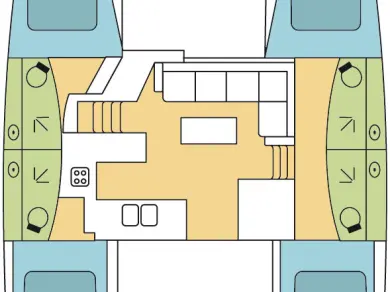 Fountaine Pajot Elba 45 mieten Olbia