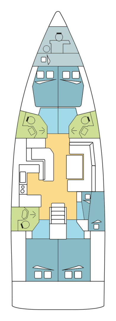 Boot mieten Fethiye günstig Oceanis 51.1