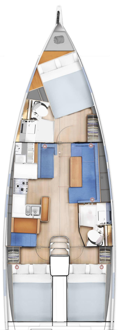 Segelboot mit oder ohne Skipper Jeanneau mieten in Kos