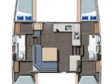 Leopard Catamarans / Robertson & Caine Leopard 40 mieten Furnari
