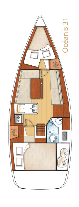 Boot mieten Procida günstig Oceanis 31