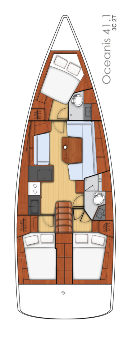 Bénéteau Oceanis 41.1 mieten Furnari