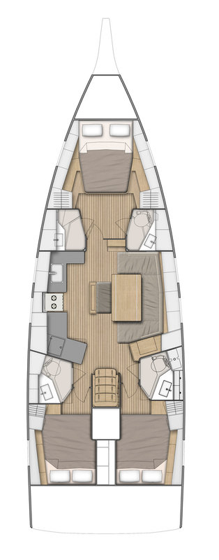Segelboot mieten in Toulon - Bénéteau Oceanis 46.1