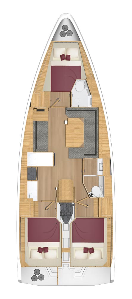 Vermietung Segelboot Bavaria mit Führerschein