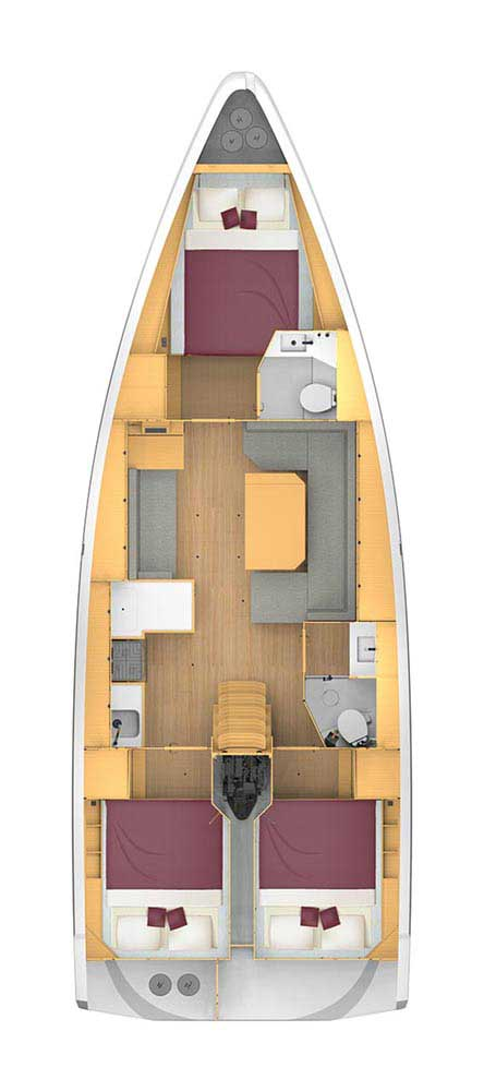 Segelboot mieten in Golfo Aranci - Bavaria Bavaria C42