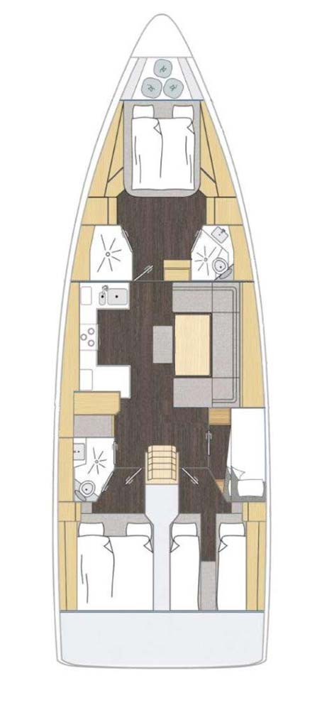 YachtCharter in Biograd na Moru - Bavaria Bavaria C46 Ocean - 4 cab. auf SamBoat