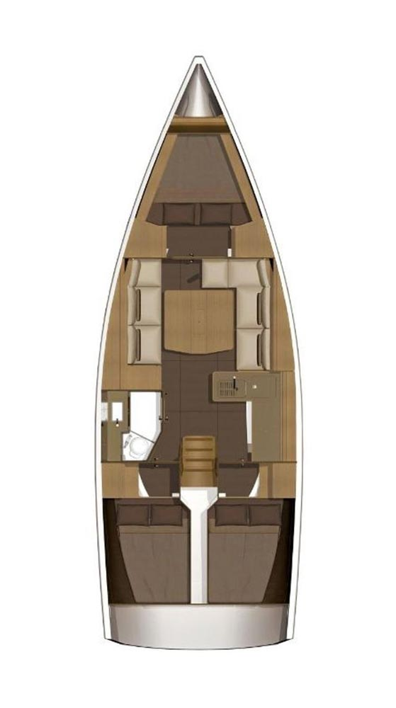 Vermietung Segelboot Dufour mit Führerschein