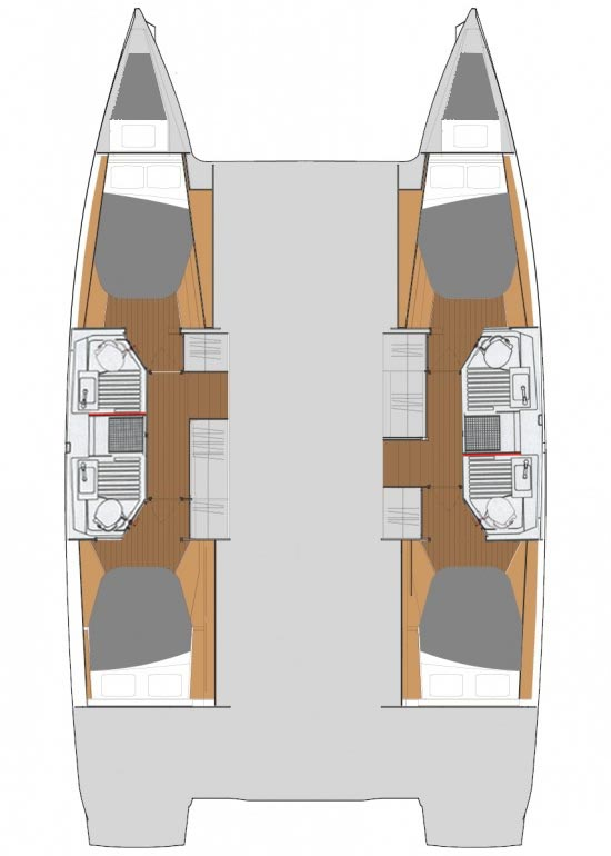 Ein Fountaine Pajot Astrea 42 mieten in Murter-Kornati