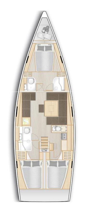 Segelboot mieten in Pula - Hanse Hanse 458