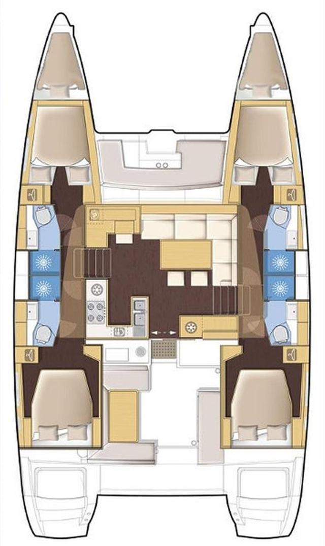 Vermietung Katamaran Lagoon mit Führerschein