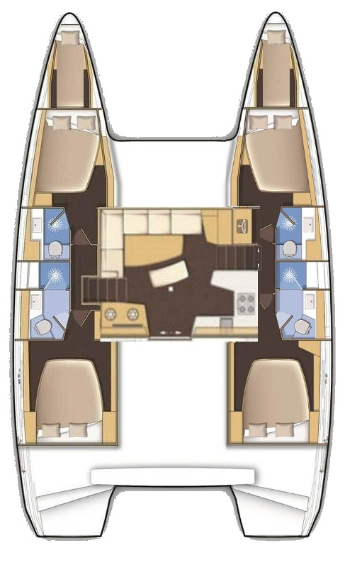 Vermietung Katamaran Lagoon mit Führerschein