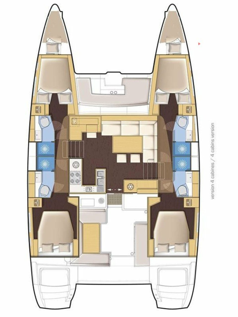 Katamaran mieten in Palma de Mallorca - Lagoon Lagoon 450